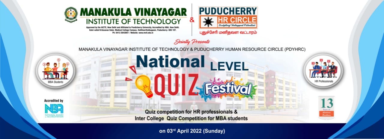 NATIONAL LEVEL QUIZ FESTIVAL - 2022